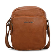 West Port Premium Leather Messenger Crossbody Sling Bag (MBG-AO-02-COGNAC)