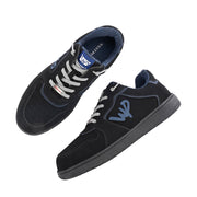 West Port Trendy Casual Sneakers (MIAMI-50-BLACK-BLUE)