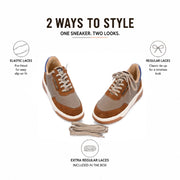 West Port Retro Street Casual Sneakers (RANGER-58-BEIGE)