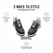 West Port Retro Street Casual Sneakers (RANGER-58-GREY-BLACK)