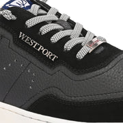 West Port Retro Street Casual Sneakers (RANGER-58-GREY-BLACK)