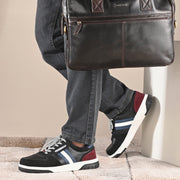 West Port Versatile Court Sneakers (RANGER-68-BLACK)