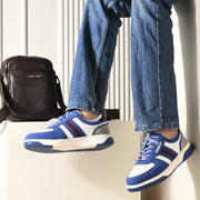 West Port Versatile Court Sneakers (RANGER-68-WHITE-BLUE)