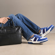 West Port Versatile Court Sneakers (RANGER-68-WHITE-BLUE)