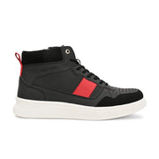 West Port High-Top Sneakers (SAILOR-75-BLACK)