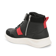 West Port High-Top Sneakers (SAILOR-75-BLACK)