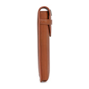 West Port Premium Leather Stylish Protective Eyewear Case For Sunglasses & Spectacles (UUT-AO-01-COGNAC)