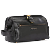 West Port Premium Leather Travel Toiletry Bag (UUT-AO-02-BLACK)