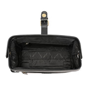 West Port Premium Leather Travel Toiletry Bag (UUT-AO-02-BLACK)
