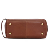 West Port Premium Leather Travel Toiletry Bag (UUT-AO-02-COGNAC)
