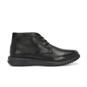 West Port Men Black Leather Chukka Boots (V-STAR-80-BLACK)