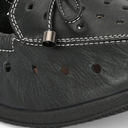 Women Premium Leather Slip On Flexible Loafer (W-Angel-50-Black)