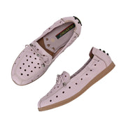 Women Premium Leather Slip On Flexible Loafer (W-Angel-50-Pink)