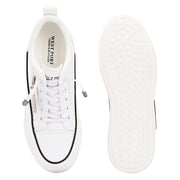 Women Chunky Lace-Up Sneakers (W-ATF-26-WHITE)