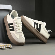 Women Chunky Lace-Up Sneakers (W-ATF-28-BLACK)