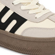 Women Chunky Lace-Up Sneakers (W-ATF-28-BLACK)