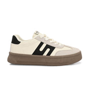 Women Chunky Lace-Up Sneakers (W-ATF-28-BLACK)