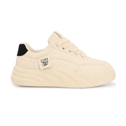 Women Chunky Lace-Up Sneakers (W-ATF-29-OFFWHITE-NAVY)