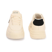 Women Chunky Lace-Up Sneakers (W-ATF-29-OFFWHITE-NAVY)