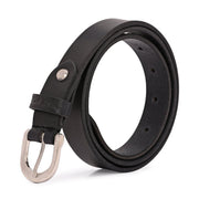 West Port Women’s Classic Rugged Leather Belt (W-BT-LE-02-BLACK)