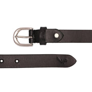West Port Women’s Classic Rugged Leather Belt (W-BT-LE-02-BLACK)