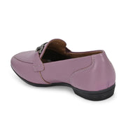 Women Premium Leather Loafers (W-VICTORIA-02-LILAC)