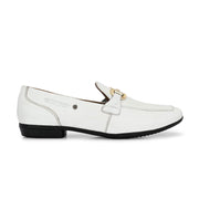 Women Premium Leather Loafers (W-VICTORIA-02-WHITE)