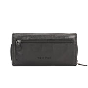 West Port Premium Leather Women Clutch Wallet (W-WT-AO-01-BLACK)