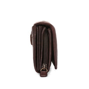West Port Premium Leather Women Clutch Wallet (W-WT-AO-01-BROWN)
