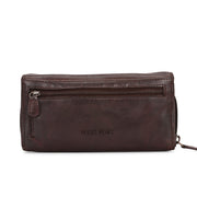 West Port Premium Leather Women Clutch Wallet (W-WT-AO-01-BROWN)