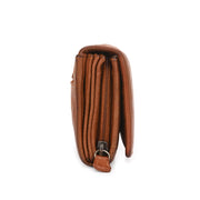West Port Premium Leather Women Clutch Wallet (W-WT-AO-01-COGNAC)