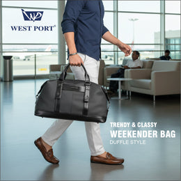 West Port Trendy & Classy Weekender Duffle Bag – Premium Travel Companion