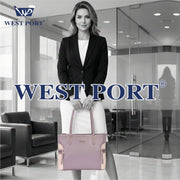 West Port Premium Tote Handbag for Women (WP-BOSS-BELLE-PEACH)