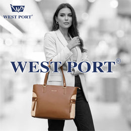West Port Premium Tote Handbag for Women (WP-BOSS-BELLE-TAN)