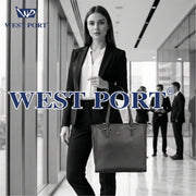 West Port Premium Tote Handbag for Women (WP-ELAN-BLACK)