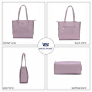 West Port Premium Tote Handbag for Women (WP-ELAN-PEACH)