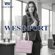 West Port Premium Shoulder Handbag for Women (WP-LINEA-PEACH)