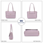 West Port Premium Shoulder Handbag for Women (WP-LINEA-PEACH)