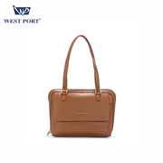 West Port Premium Shoulder Handbag for Women (WP-LINEA-TAN)