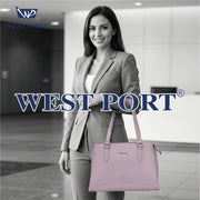 West Port Premium Tote Handbag for Women (WP-URBAN-GRACE-PEACH)