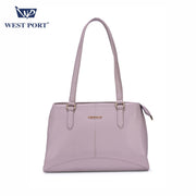 West Port Premium Tote Handbag for Women (WP-URBAN-GRACE-PEACH)