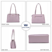 West Port Premium Tote Handbag for Women (WP-URBAN-GRACE-PEACH)