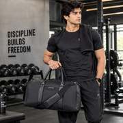 West Port Active Gear Bag – Compact & Modern Gym Style (ACTIVE GEAR BAG-BLACK-20L)