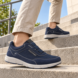 West Port Men Casual Slip-On Shoes (Alliance-65-Blue)